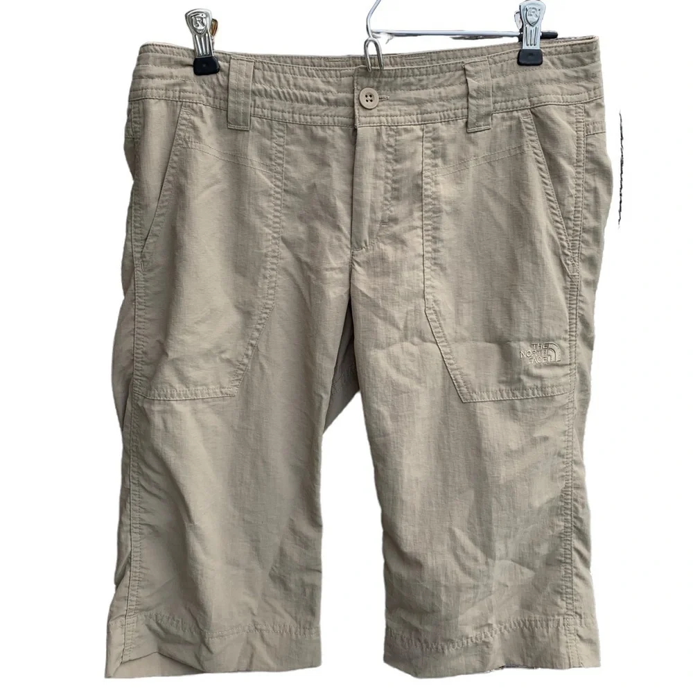 The North Face Women's Tan Bermuda Shorts - Picture 1 of 6